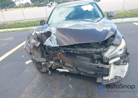 2018 Infiniti Q50 3.0T Luxe z USA, uszkodzony, nr VIN JN1EV7AP9JM353698